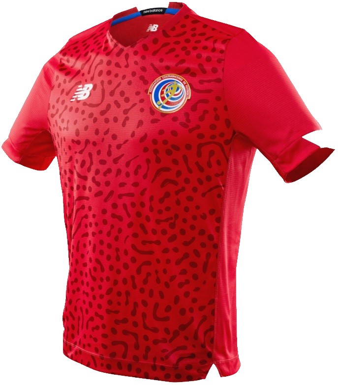 Camisa oficial New Balance seleção da Costa Rica 2021 I jogador